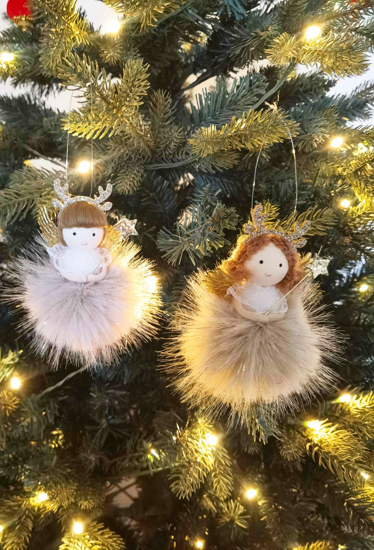 Fluffy Christmas Angels – Rosie & Maisie