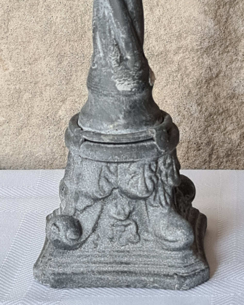Tall Antique Candle Holder