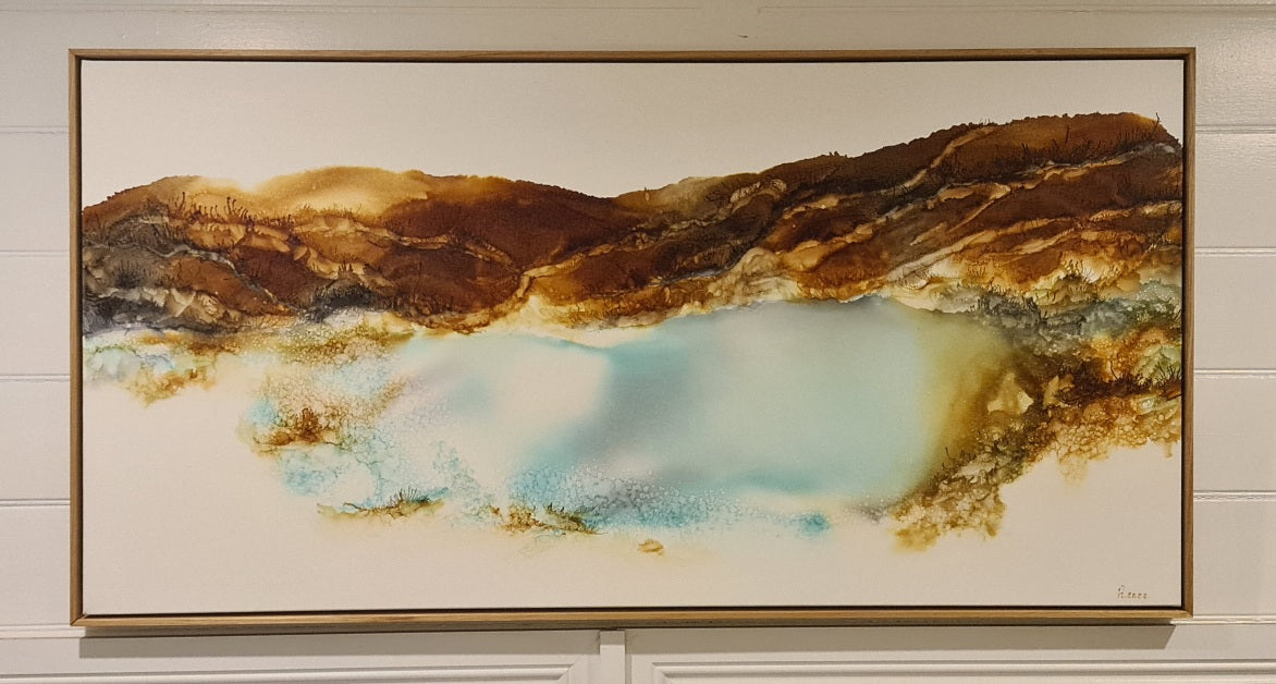 Aqua Lake - Original Art