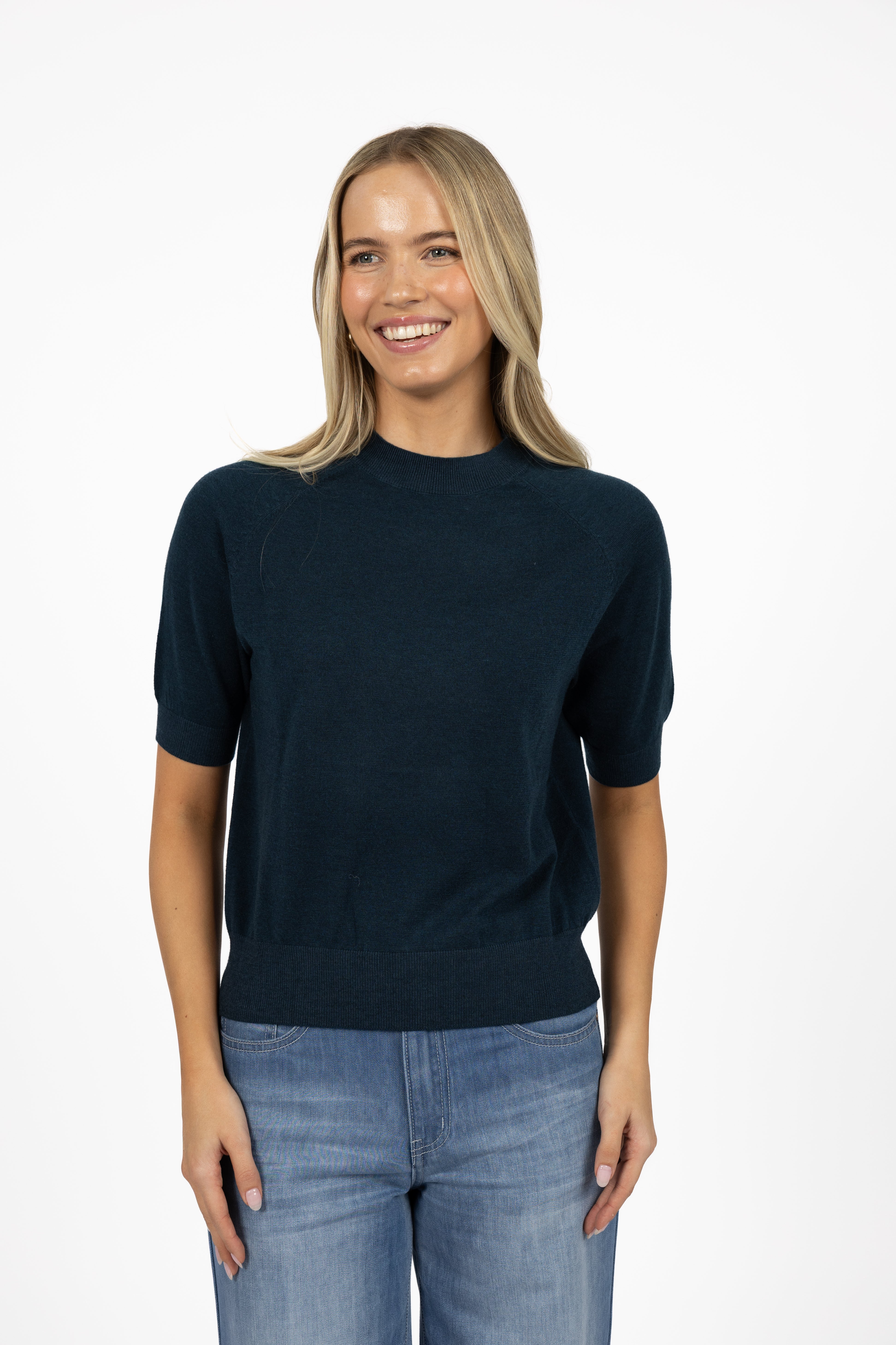 Aurora Knit Top – Deep Sea