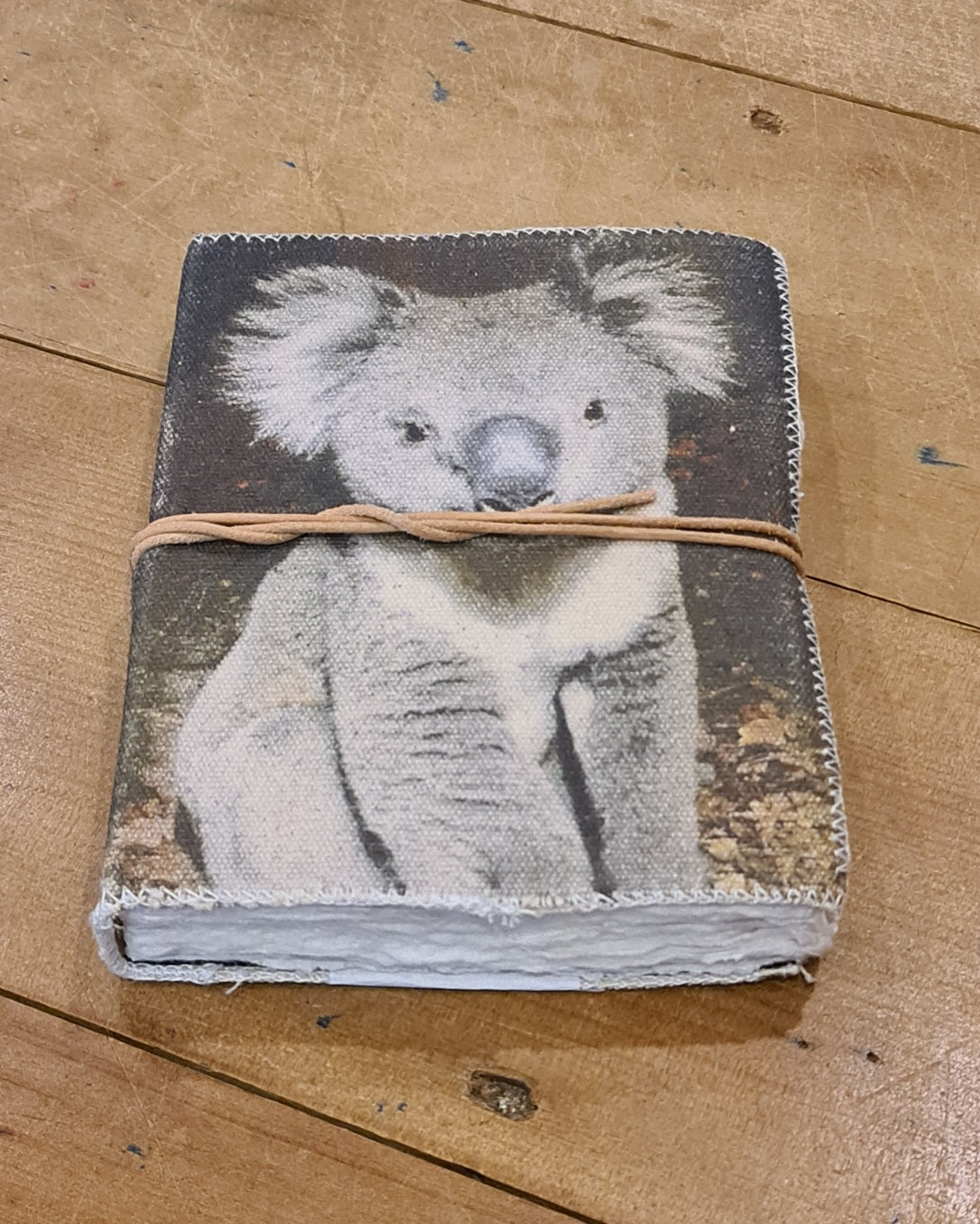 Australian Koala Canvas Journal