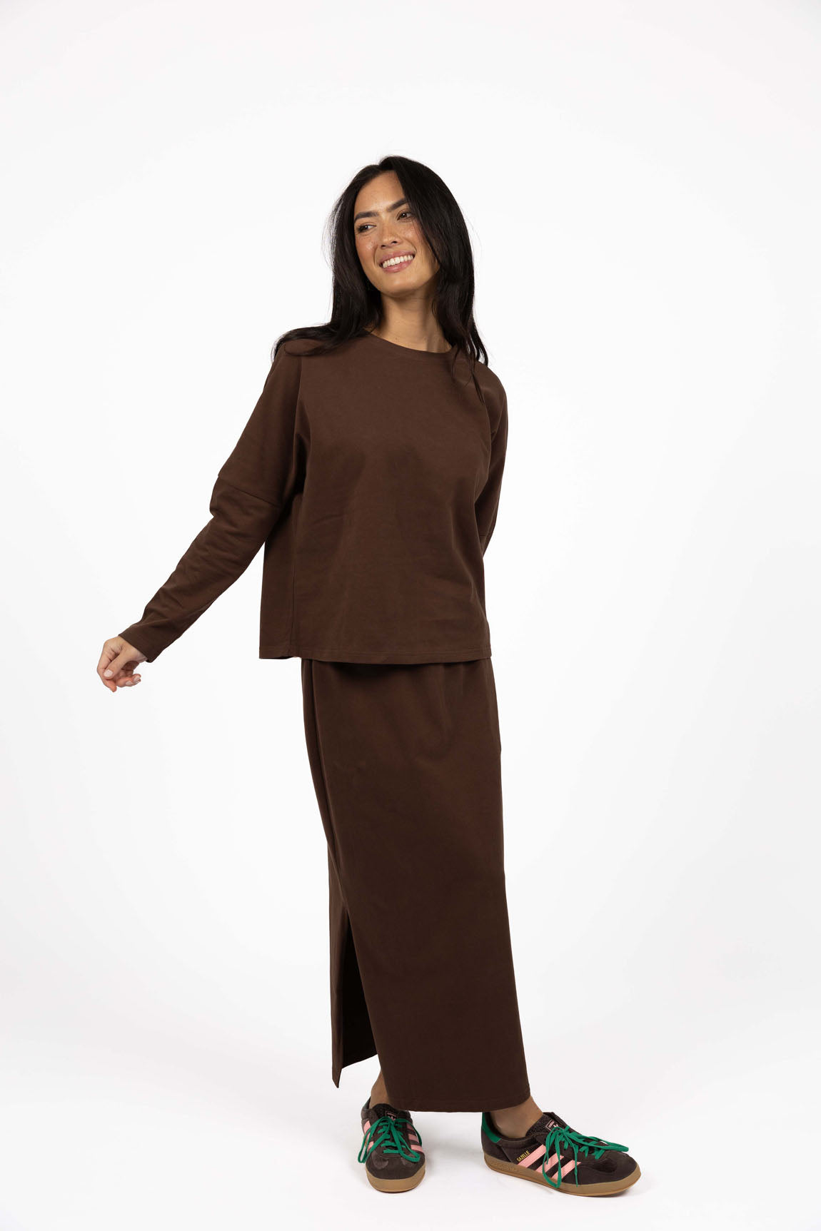Banter Cotton Skirt – Straight Mid-Length
