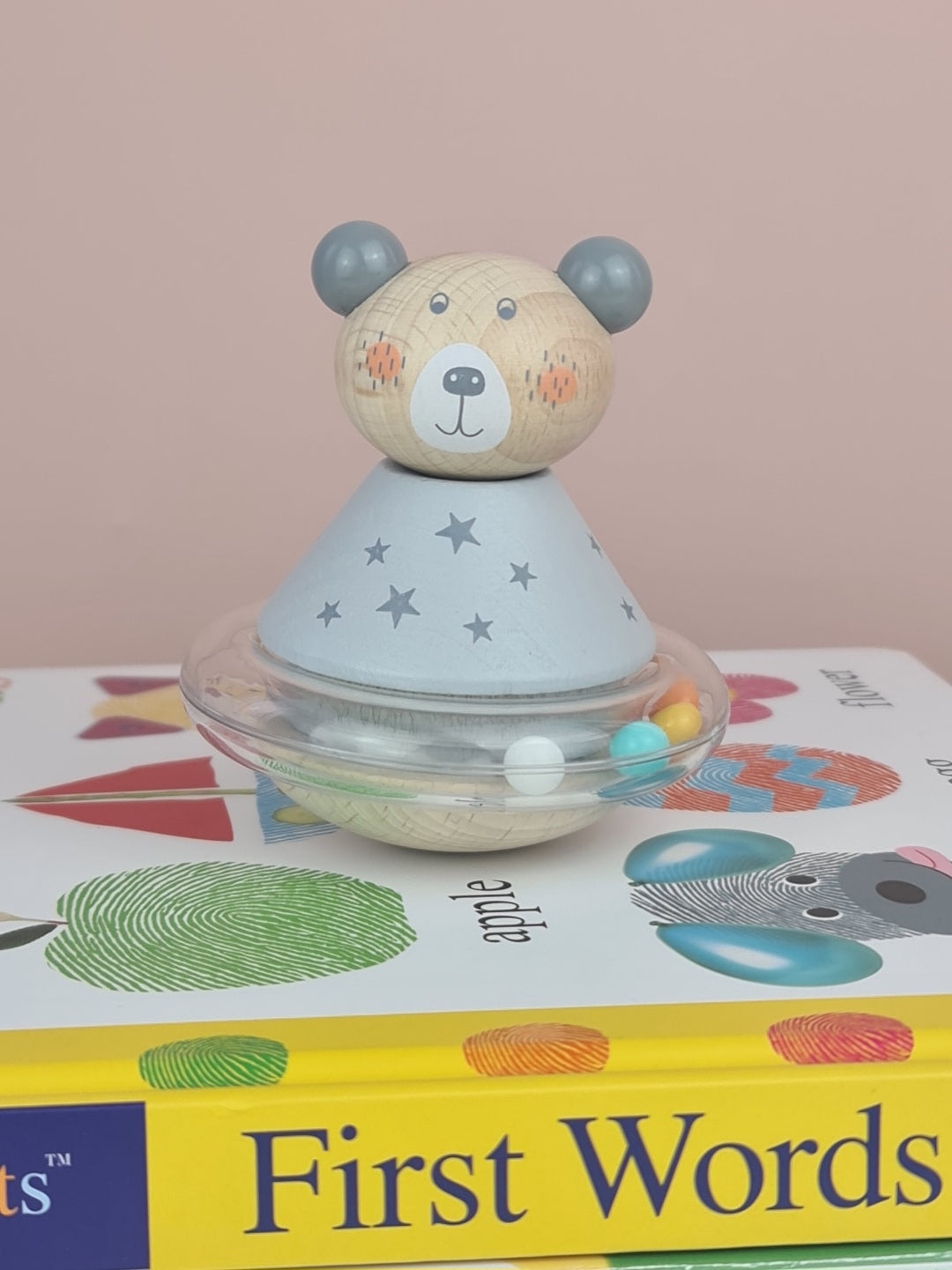 Basil the Bear Roly-Poly – A Gentle Tumble and Wiggle Toy