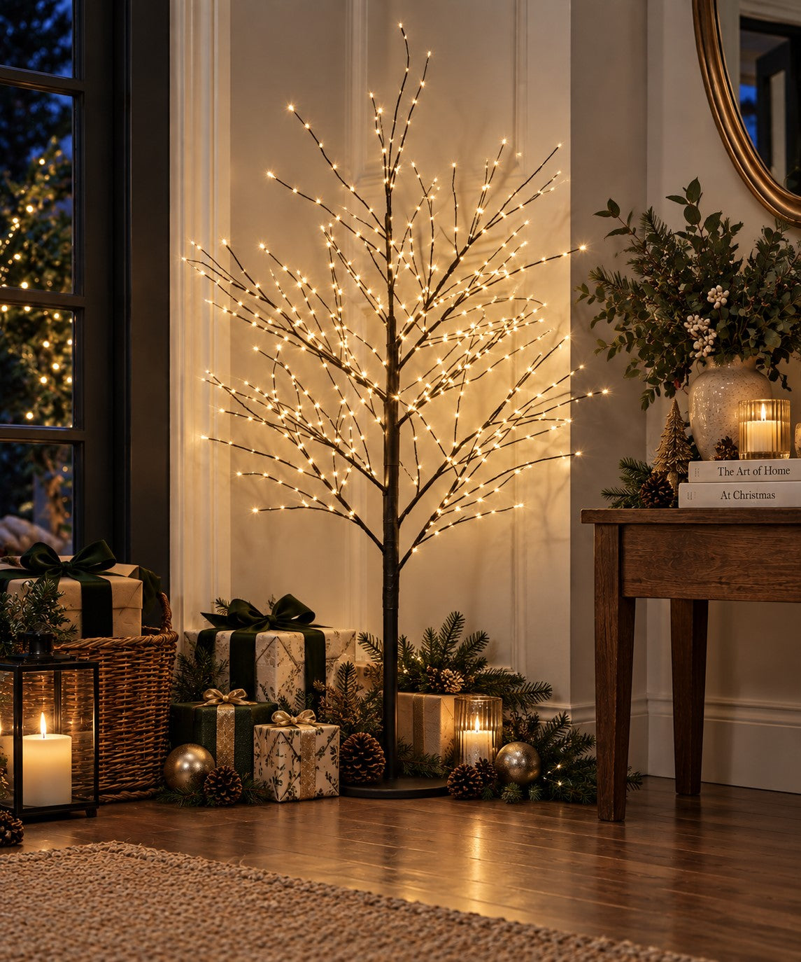 Black Forest 500 LED Light Up Tree – 120cm