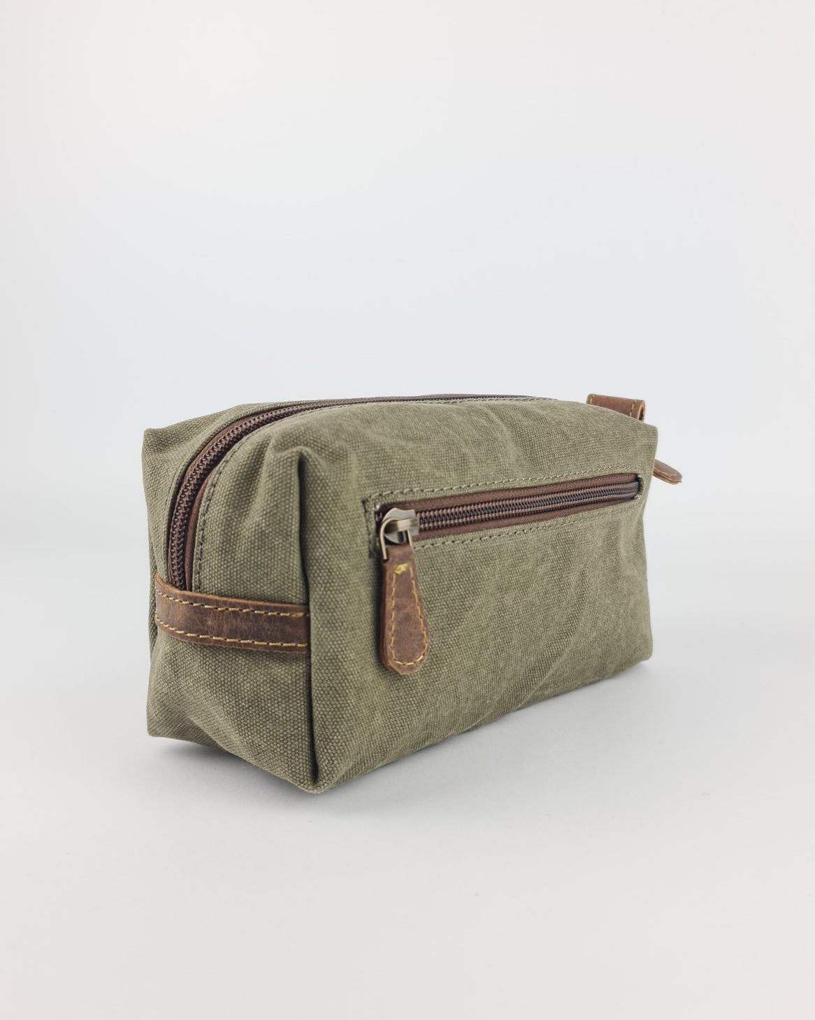 Canvas / Leather Toiletry Bag