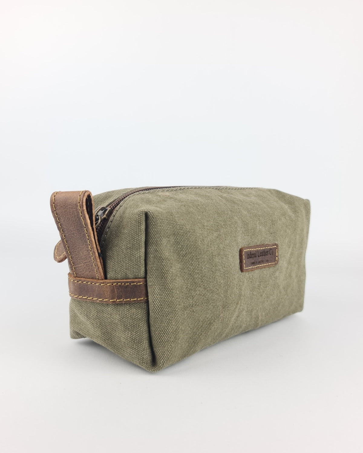 Canvas / Leather Toiletry Bag
