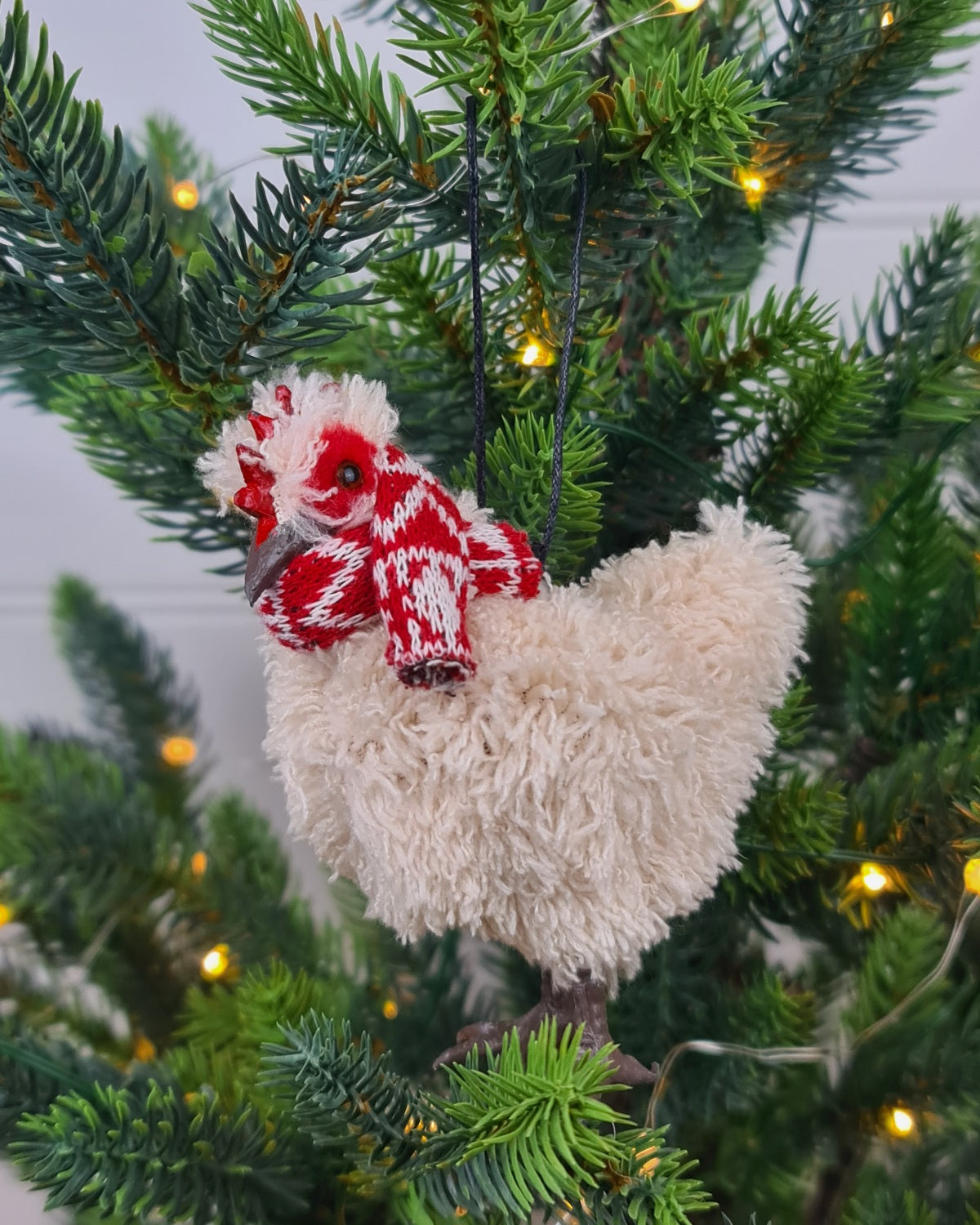 Chester the Chicken Hanging Ornament