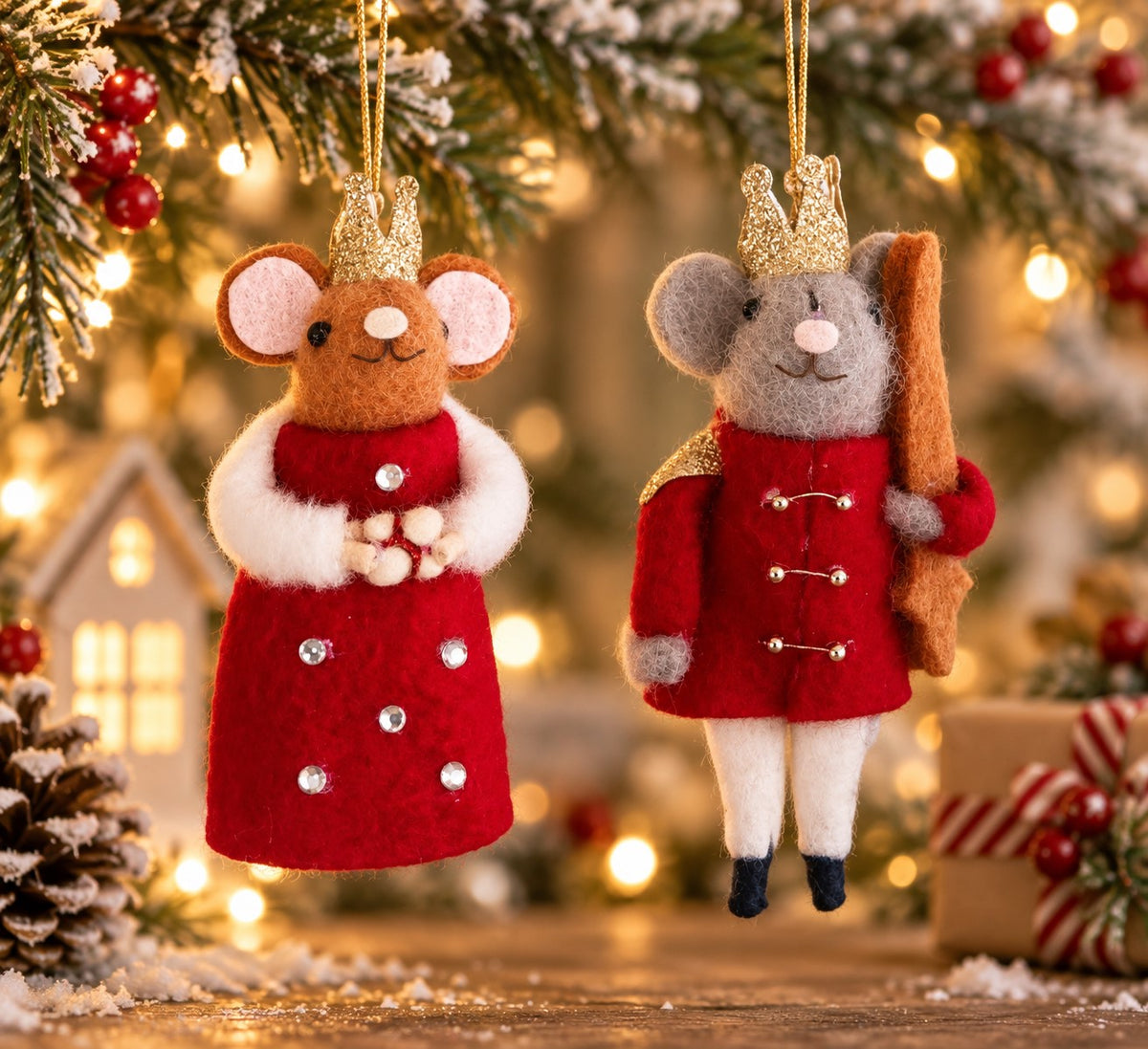Christmas Royal Mice – Queenie & Rupert