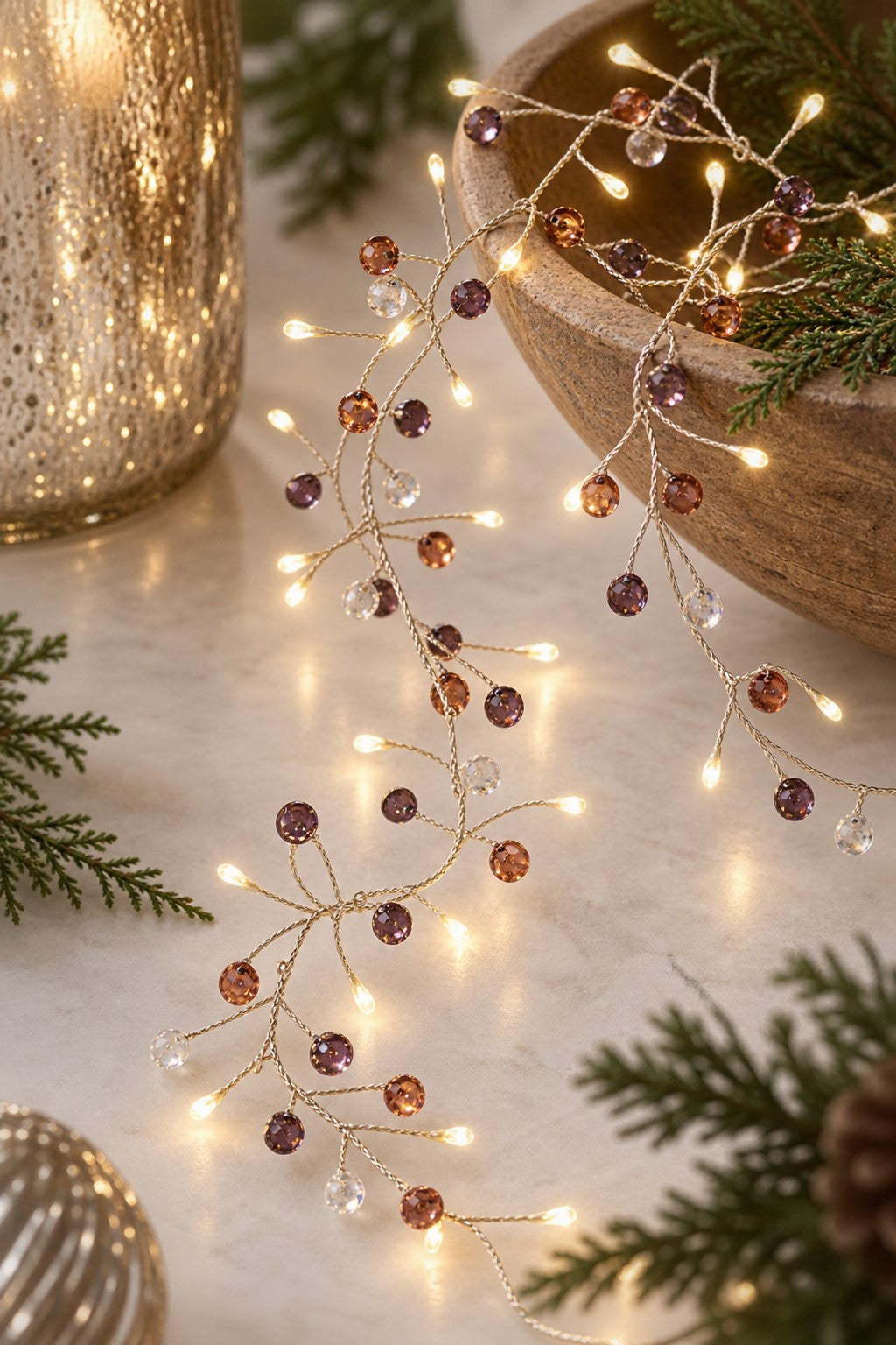 Coco Cluster LED Garland – 1.8m