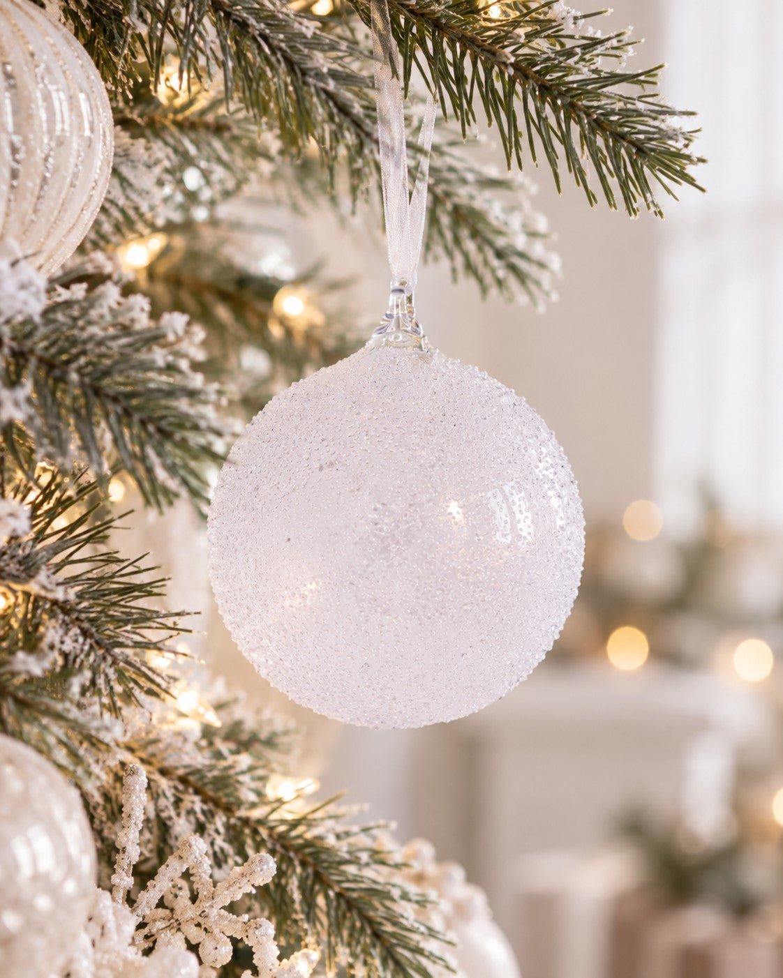 Crystal Dew Glass Bauble