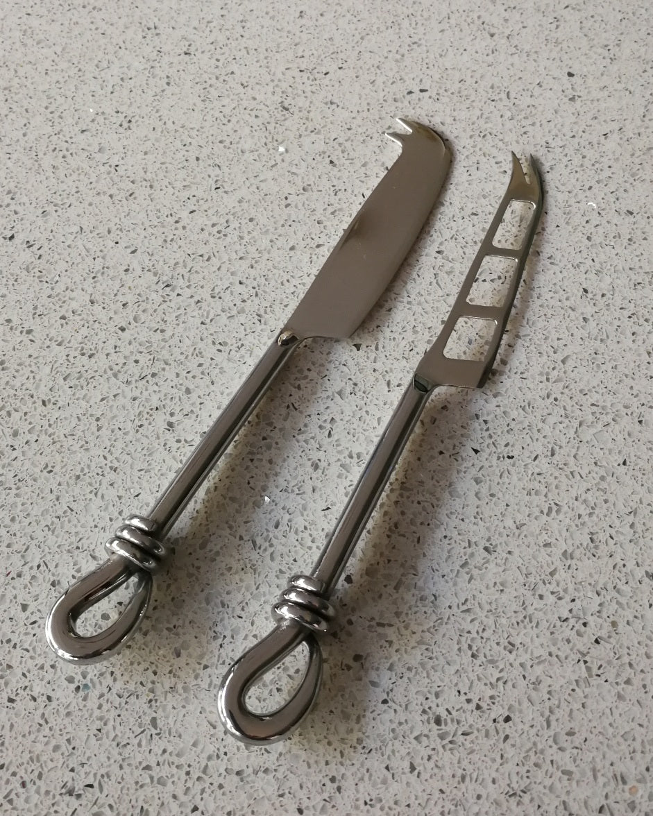 Forged Steel Cheese Knife Set – Choose from Heart, Leaf or Knot