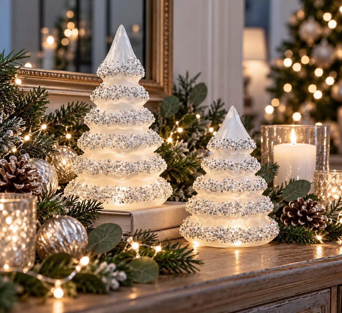 Frosted Glass Tree
