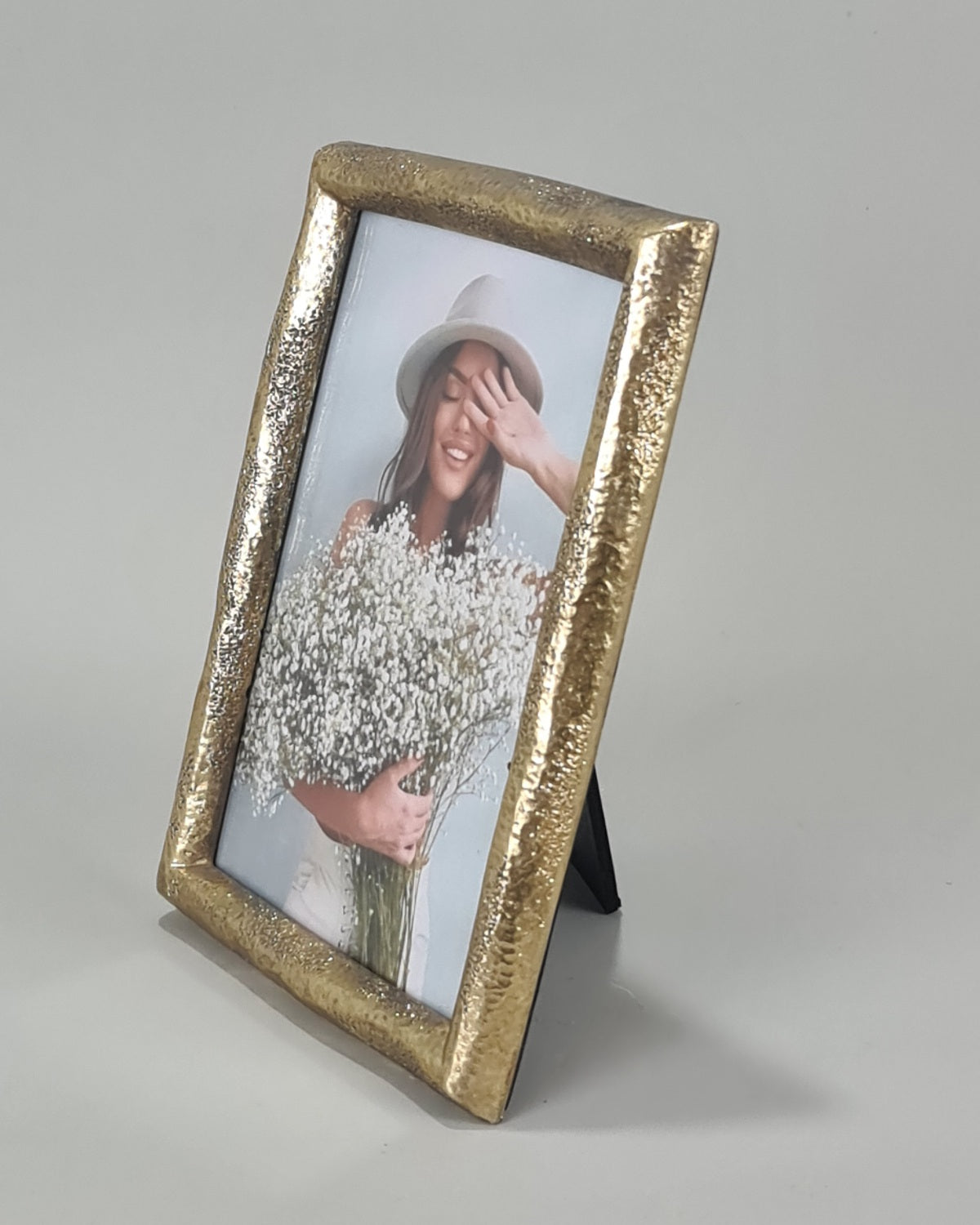 Hammered Gold Photo Frame 5x7