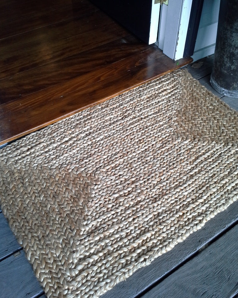 Hand Braided Jute Doormat – Natural Style Starts at the Door