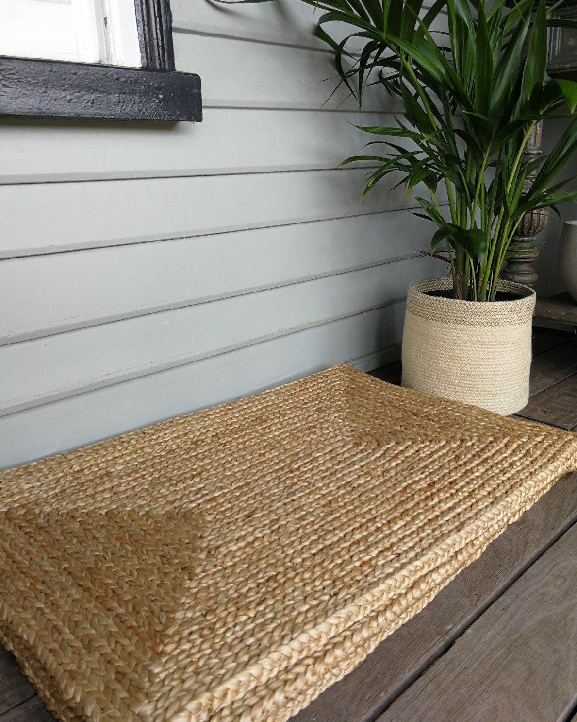Hand Braided Jute Doormat – Natural Style Starts at the Door