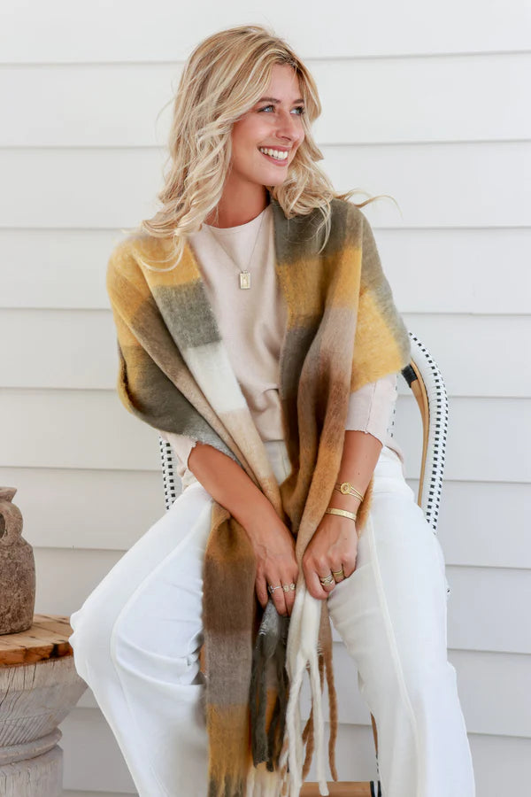 Isla – Caramel Cocoa Scarf