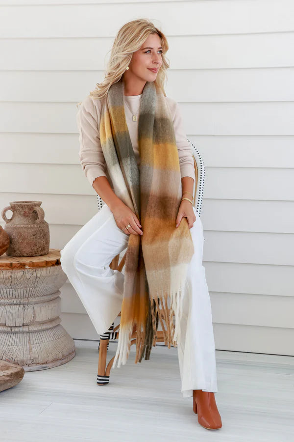 Isla – Caramel Cocoa Scarf