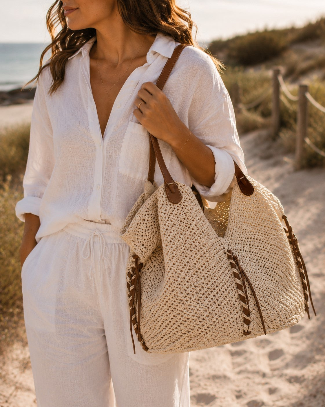 Isla Woven Tote