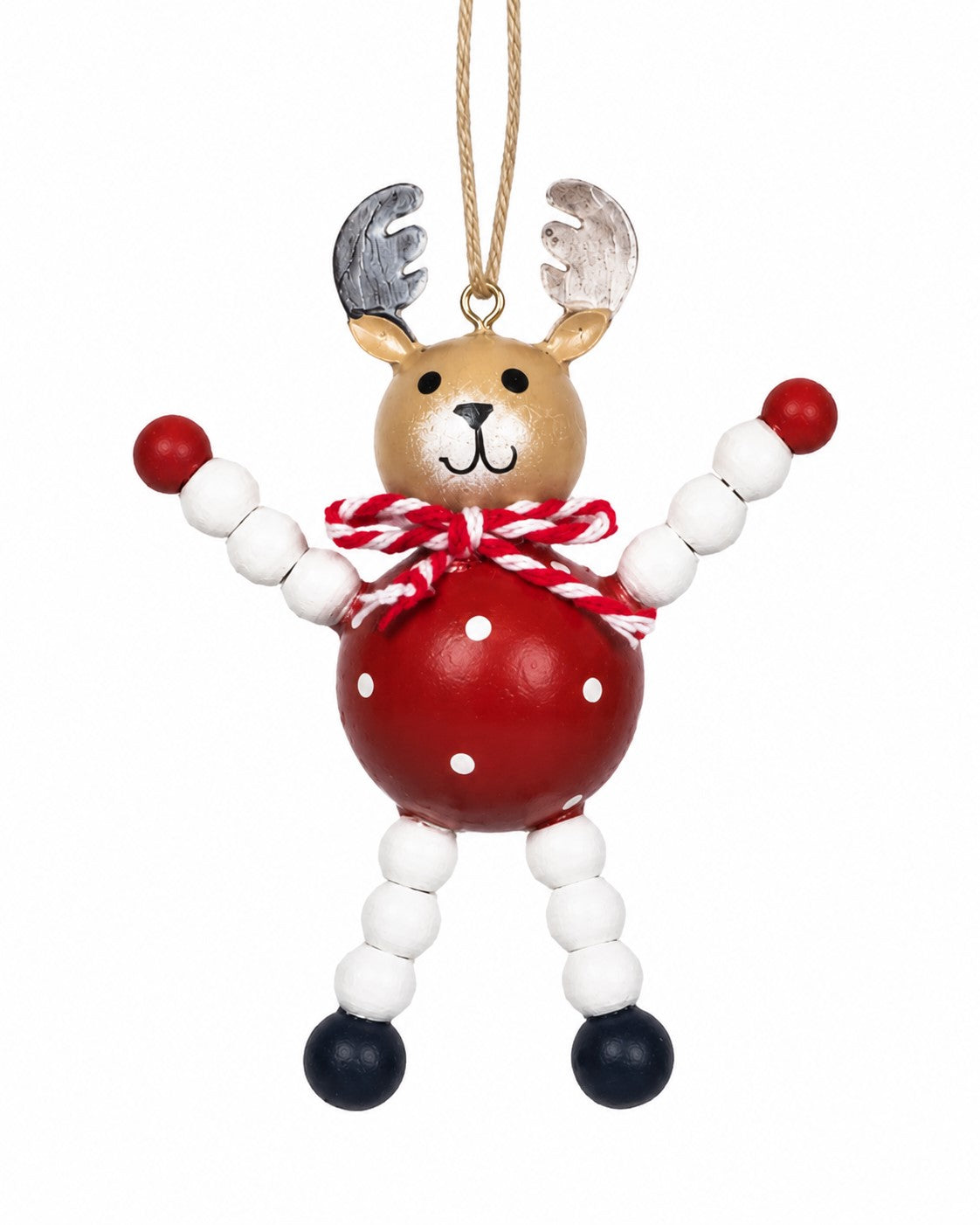 Jolly Reindeer Christmas Ornament – Ruby & Peppermint