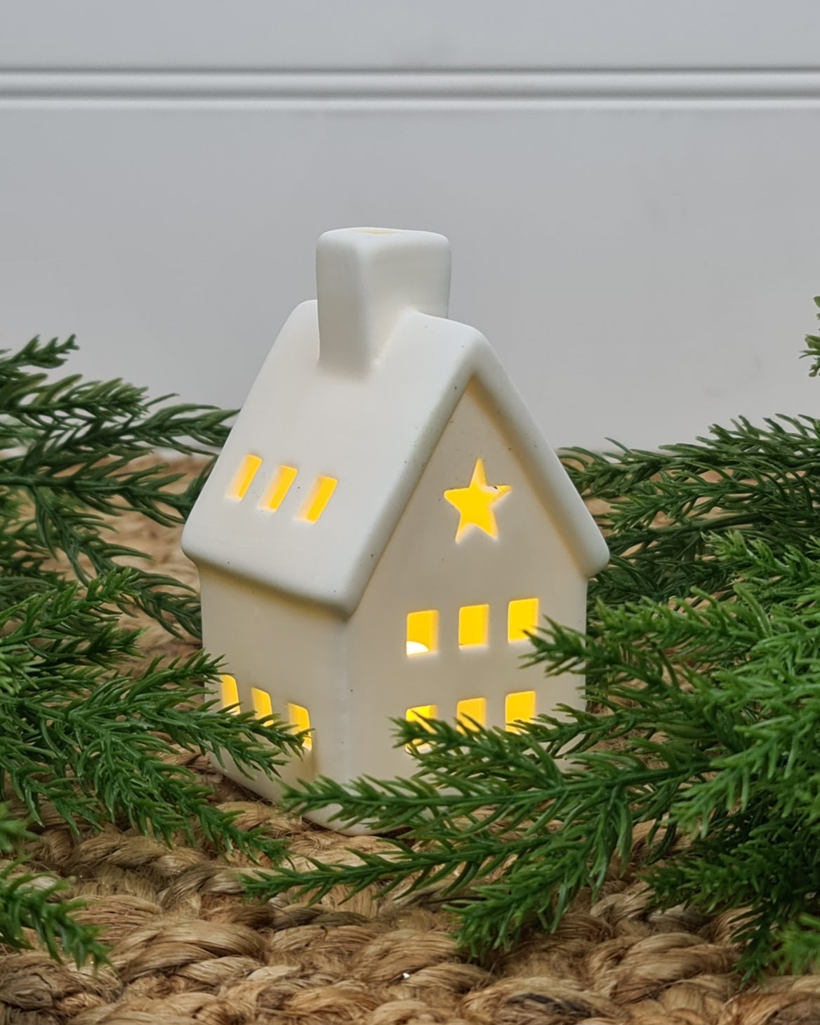 Light Up Porcelain House - Small