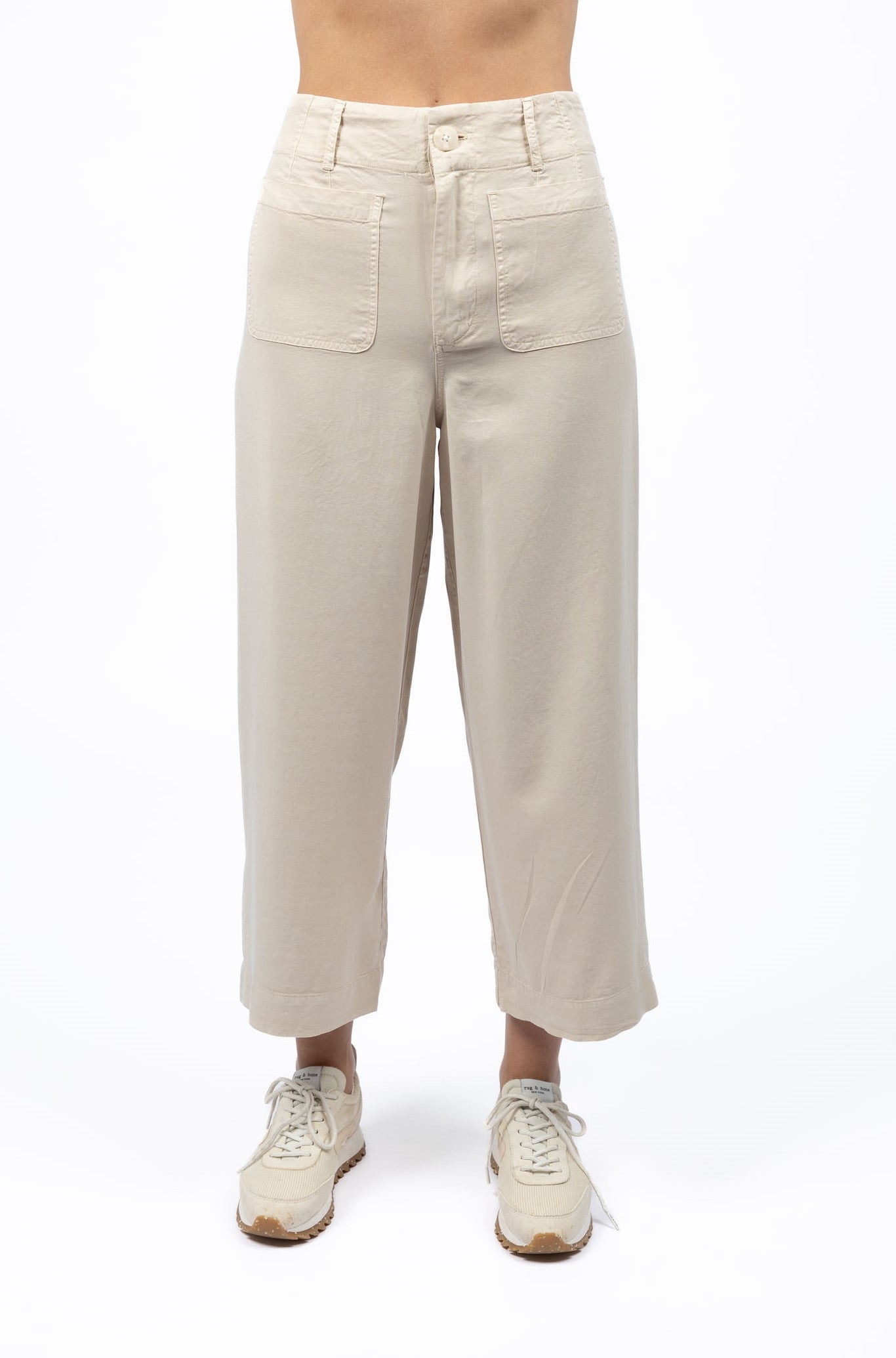 Marley Pant – Latte 100% Lyocell Wide-Leg Pant