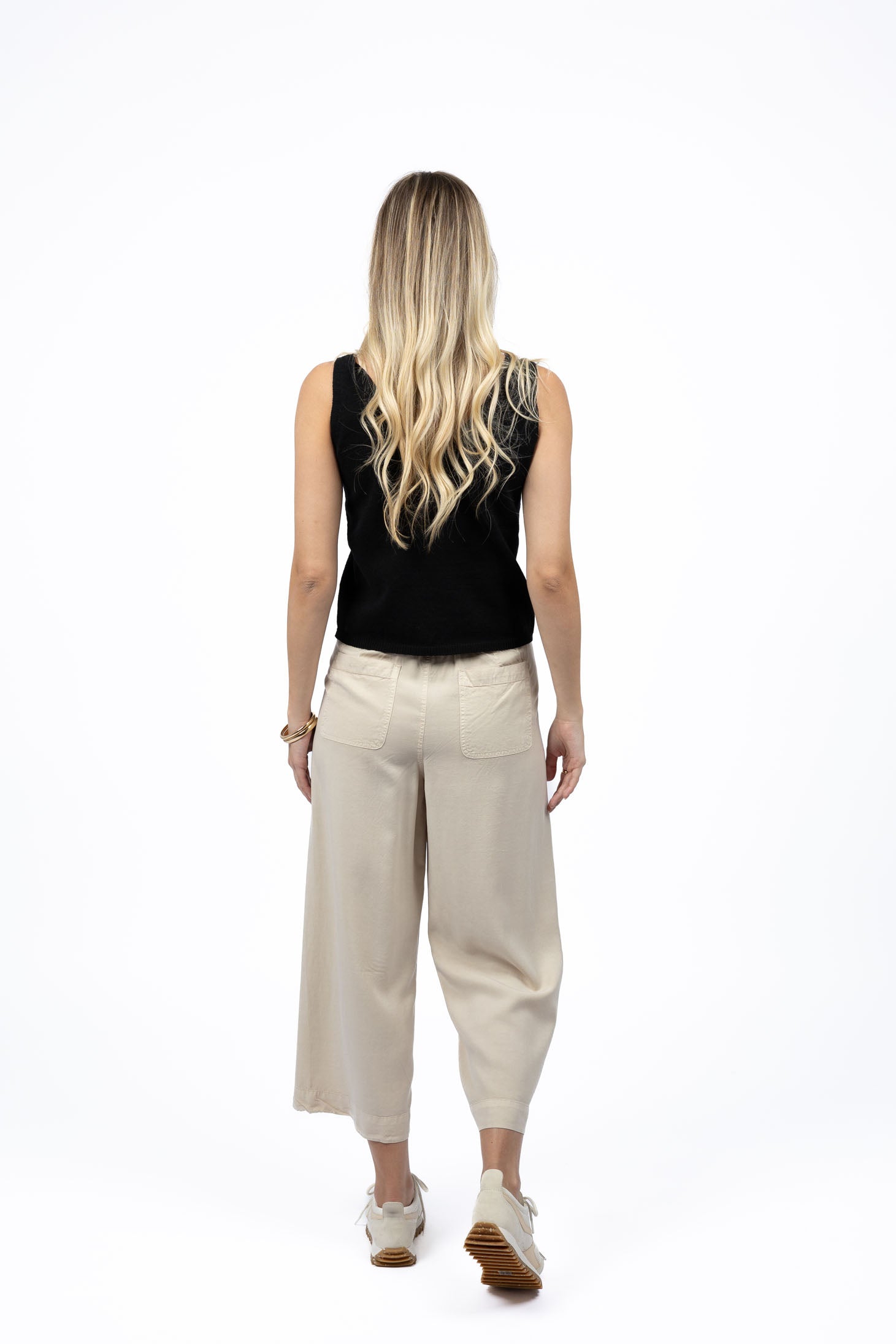 Marley Pant – Latte 100% Lyocell Wide-Leg Pant