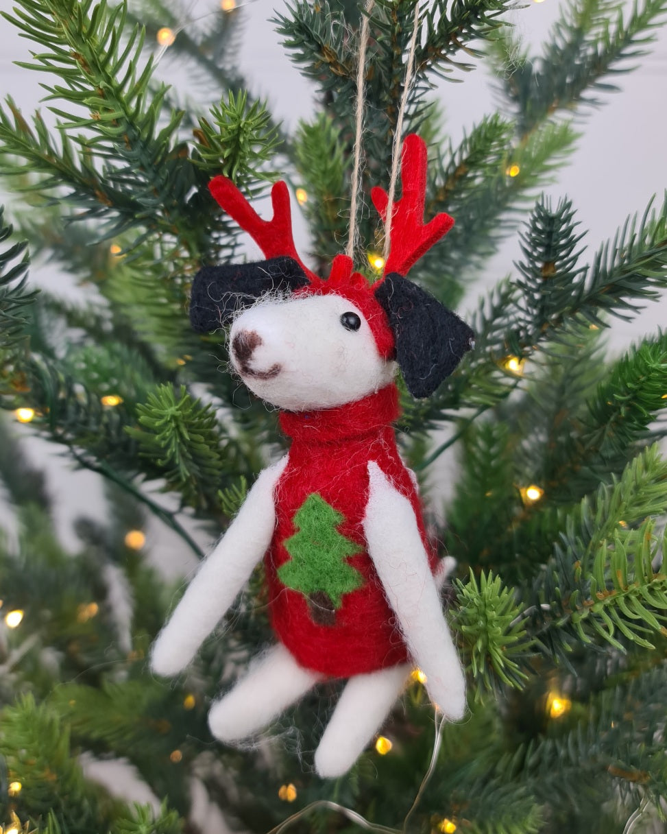 Milo Puppy Hanging Ornament – Felt