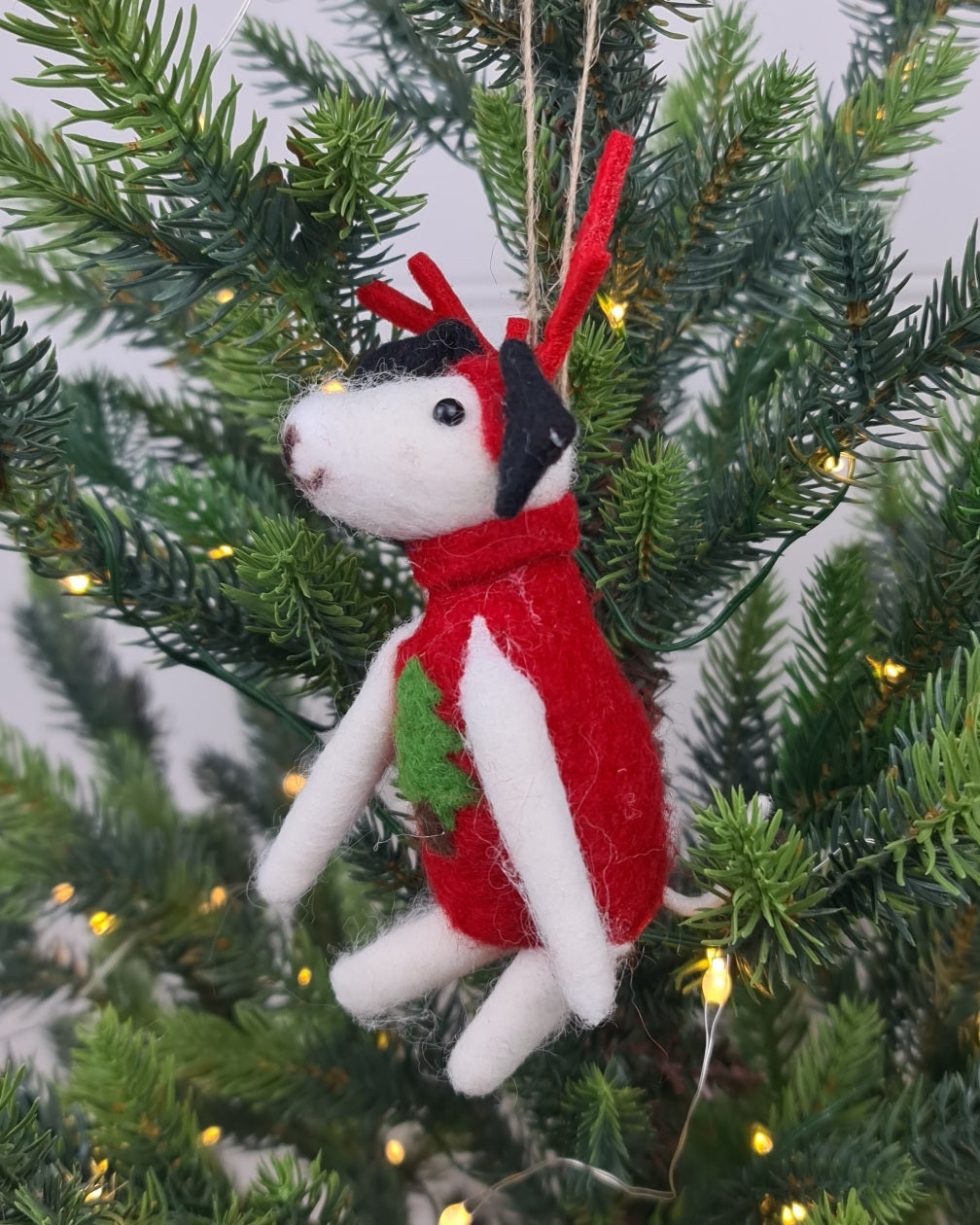 Milo Puppy Hanging Ornament – Felt