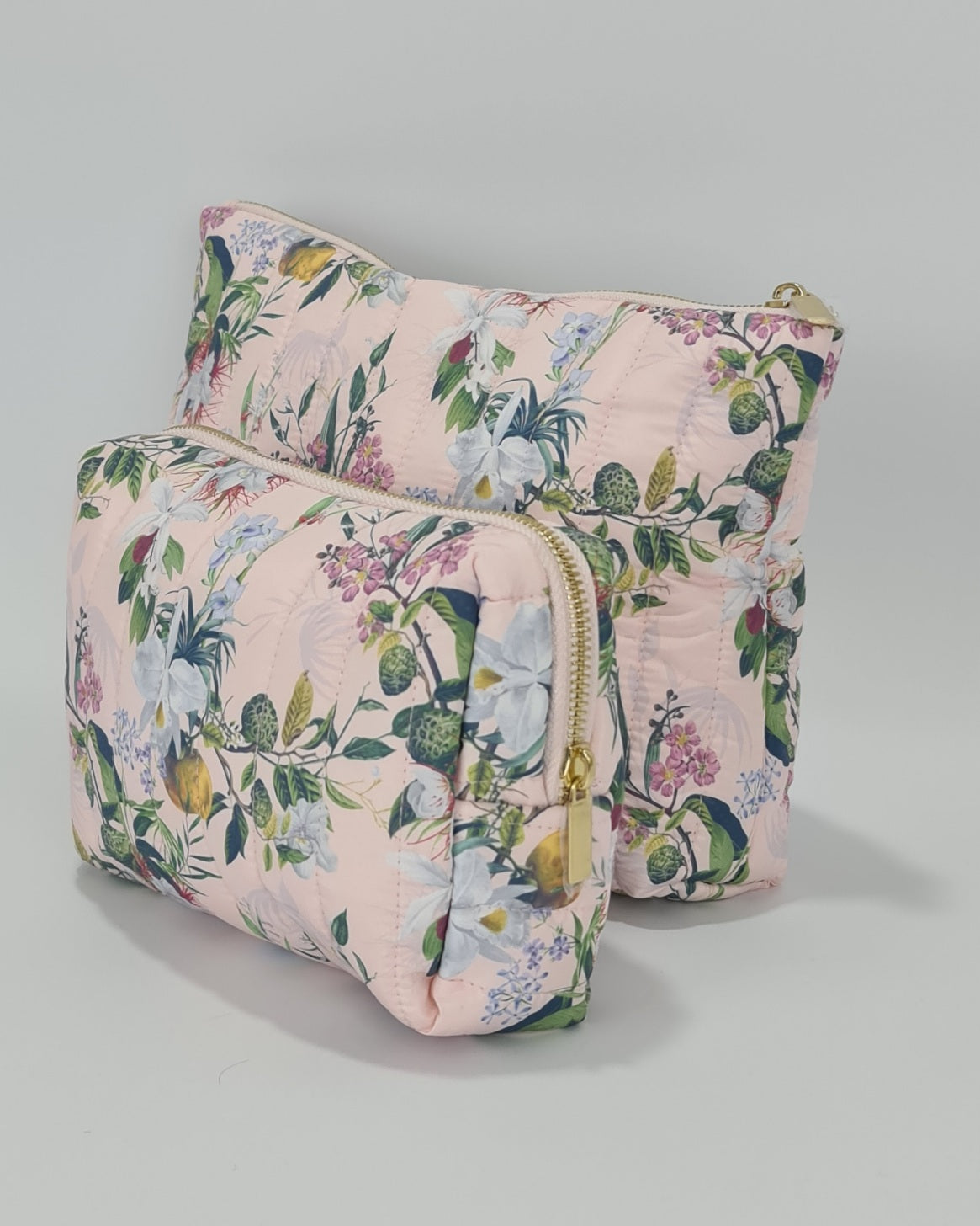 Morning Posy Cosmetic Bag - Pink