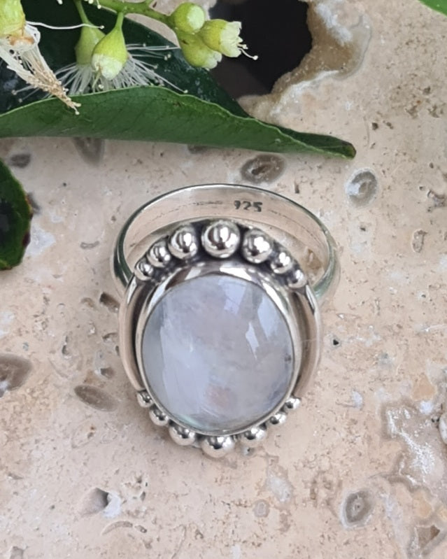 Nala Moonstone Ring