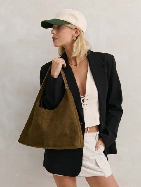 Nancy Vegan Suede Bag