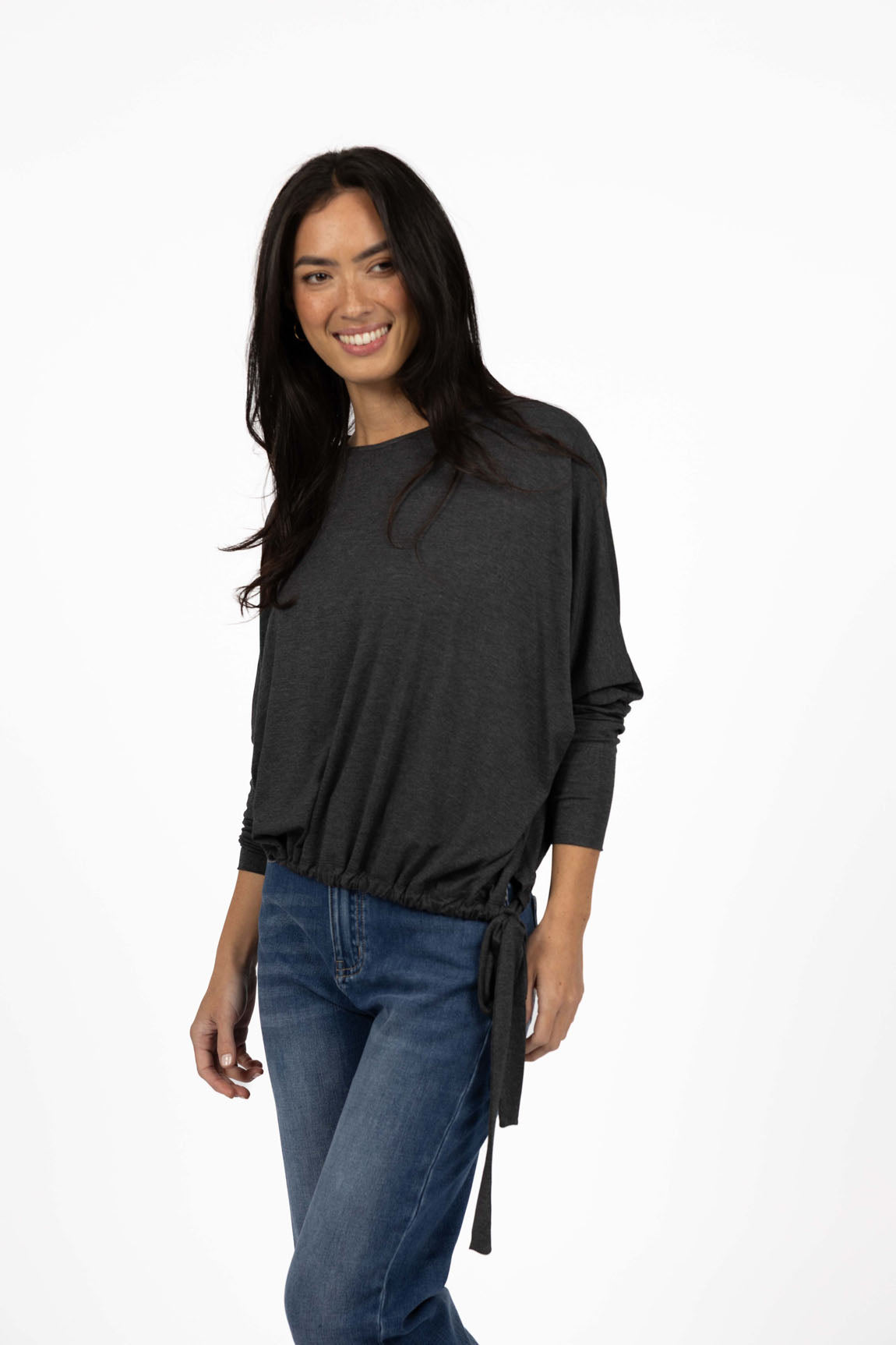 Nina Top - Charcoal