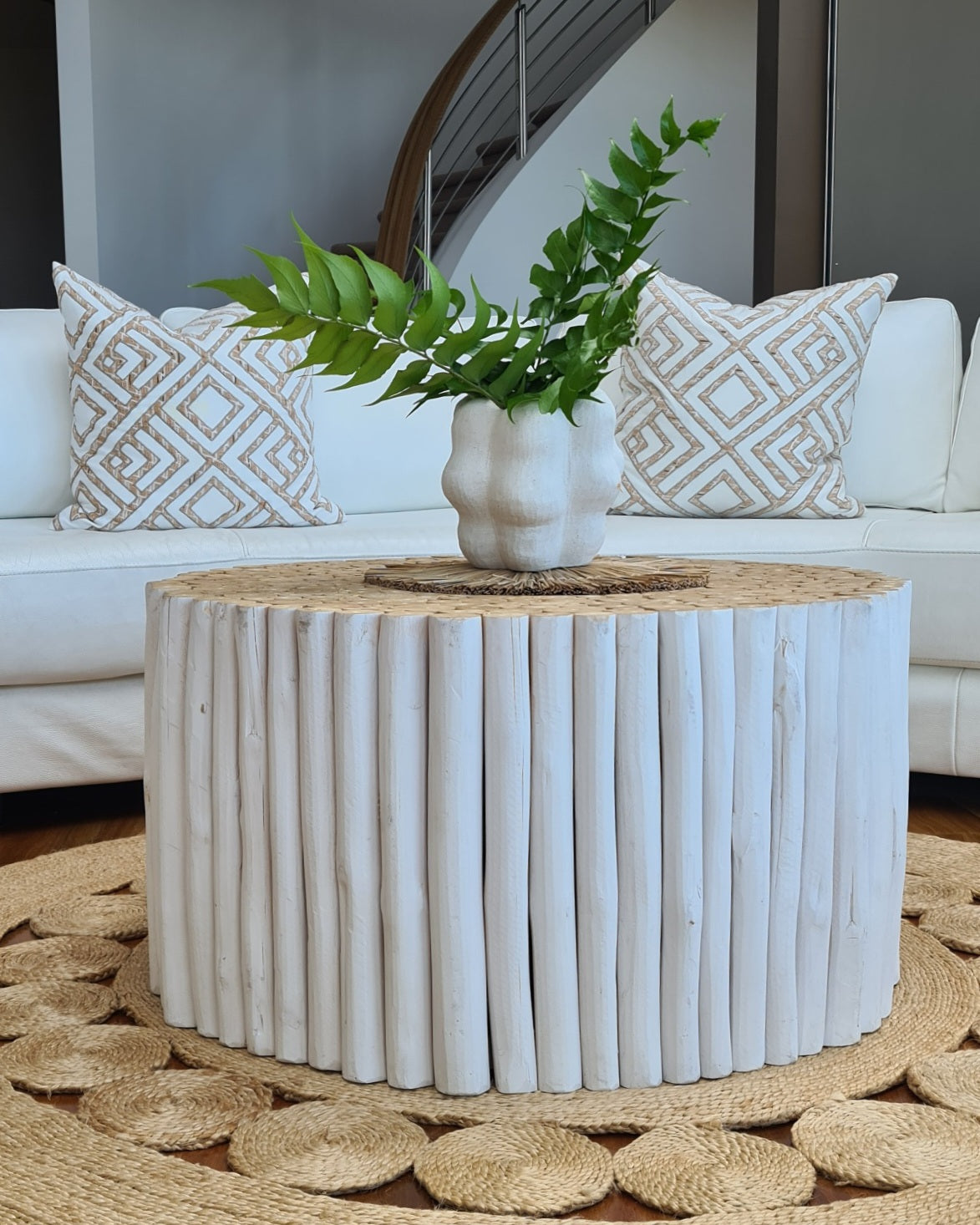 Oakley Vase / Planter – White Chalk