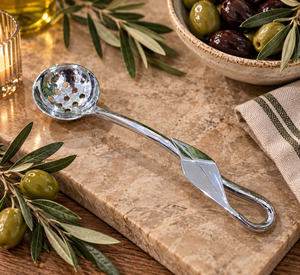 Hand-Forged Olive Spoon