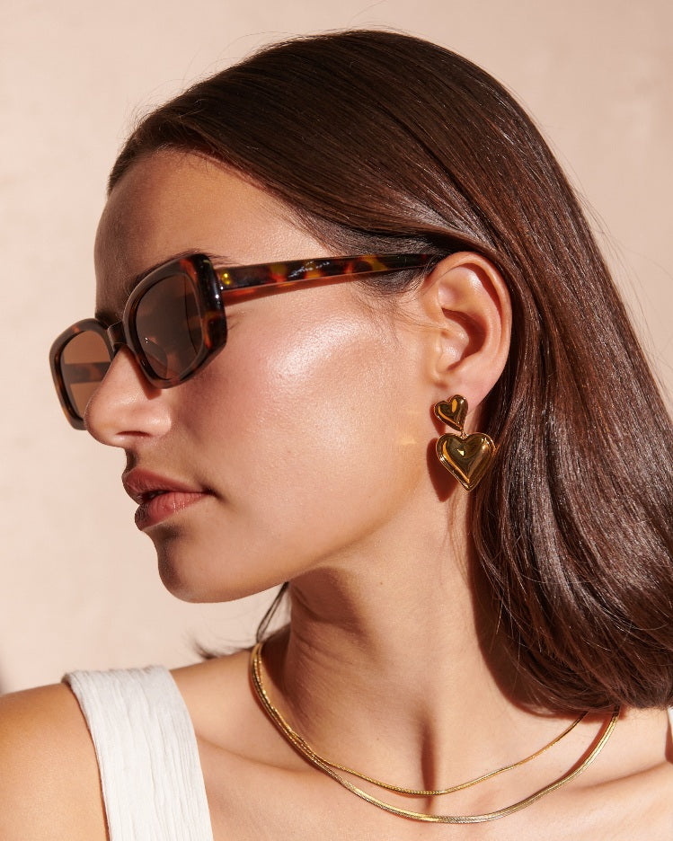 Paige Rectangular Sunglasses