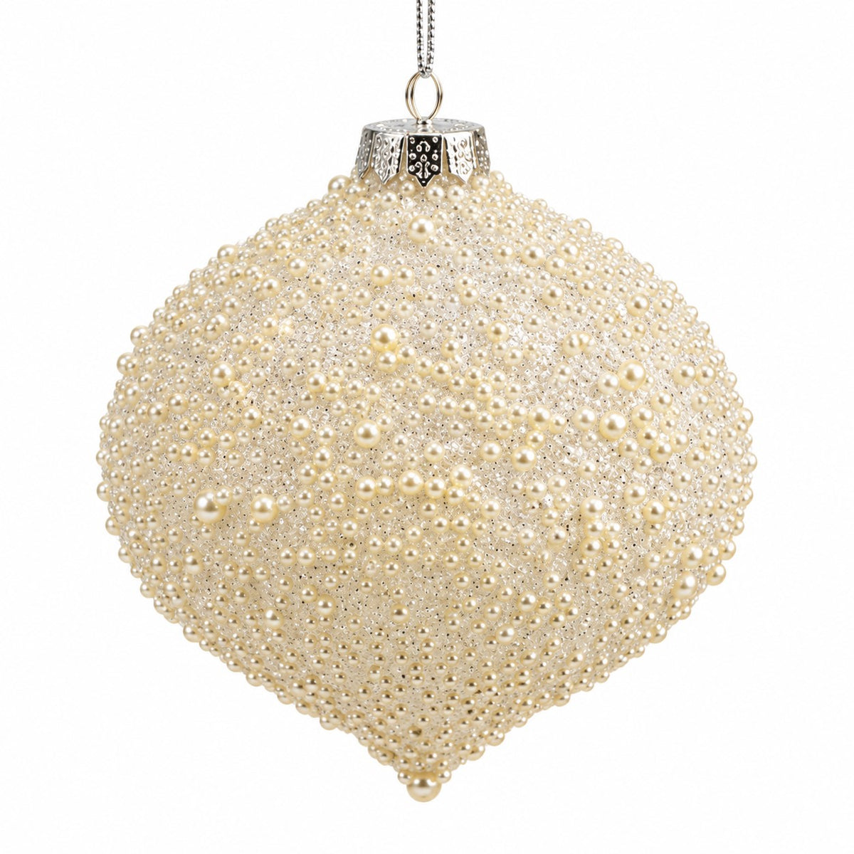 Pearl Dewdrop Ornament 10cm