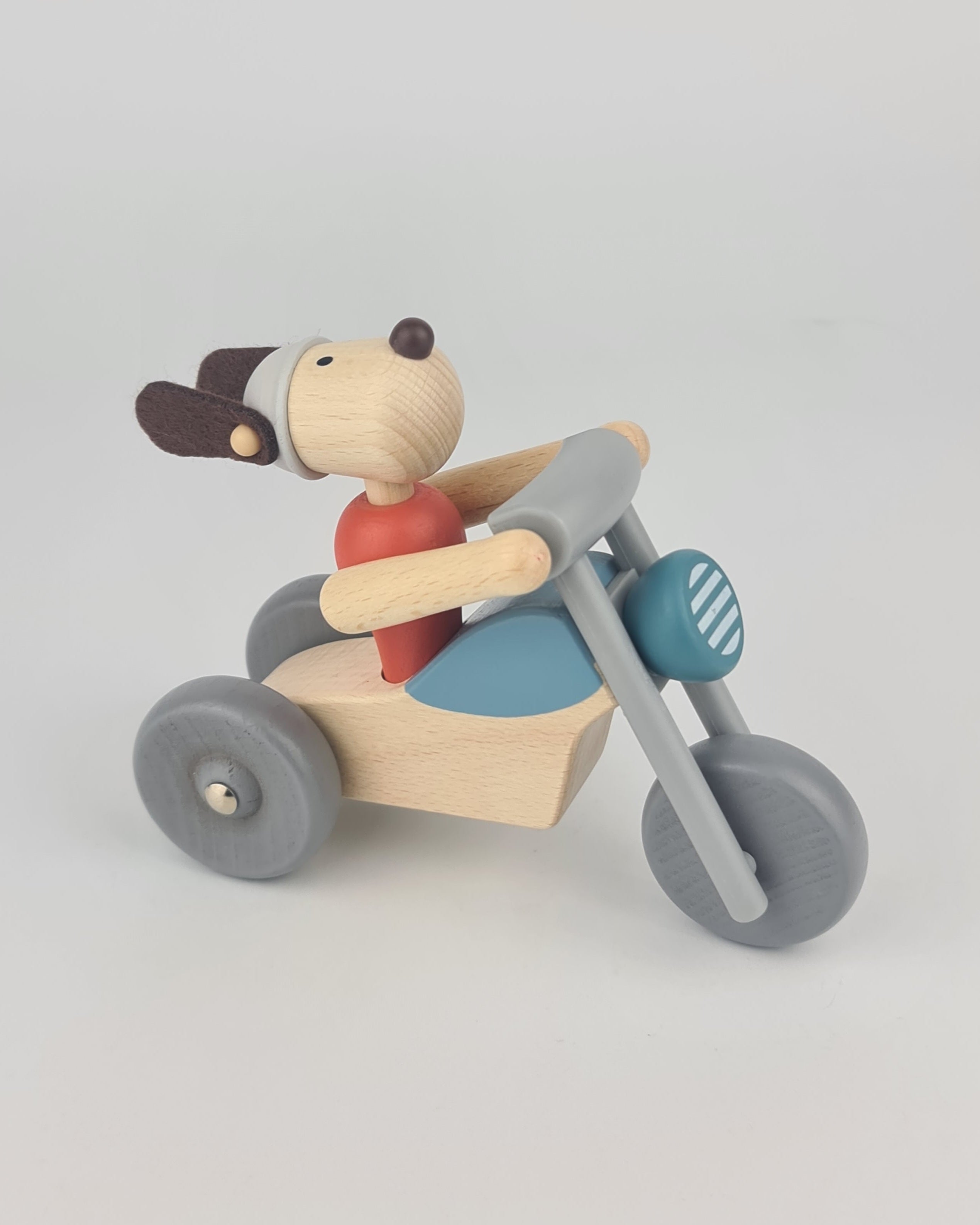 Reggie Dog Motorcycle Rider