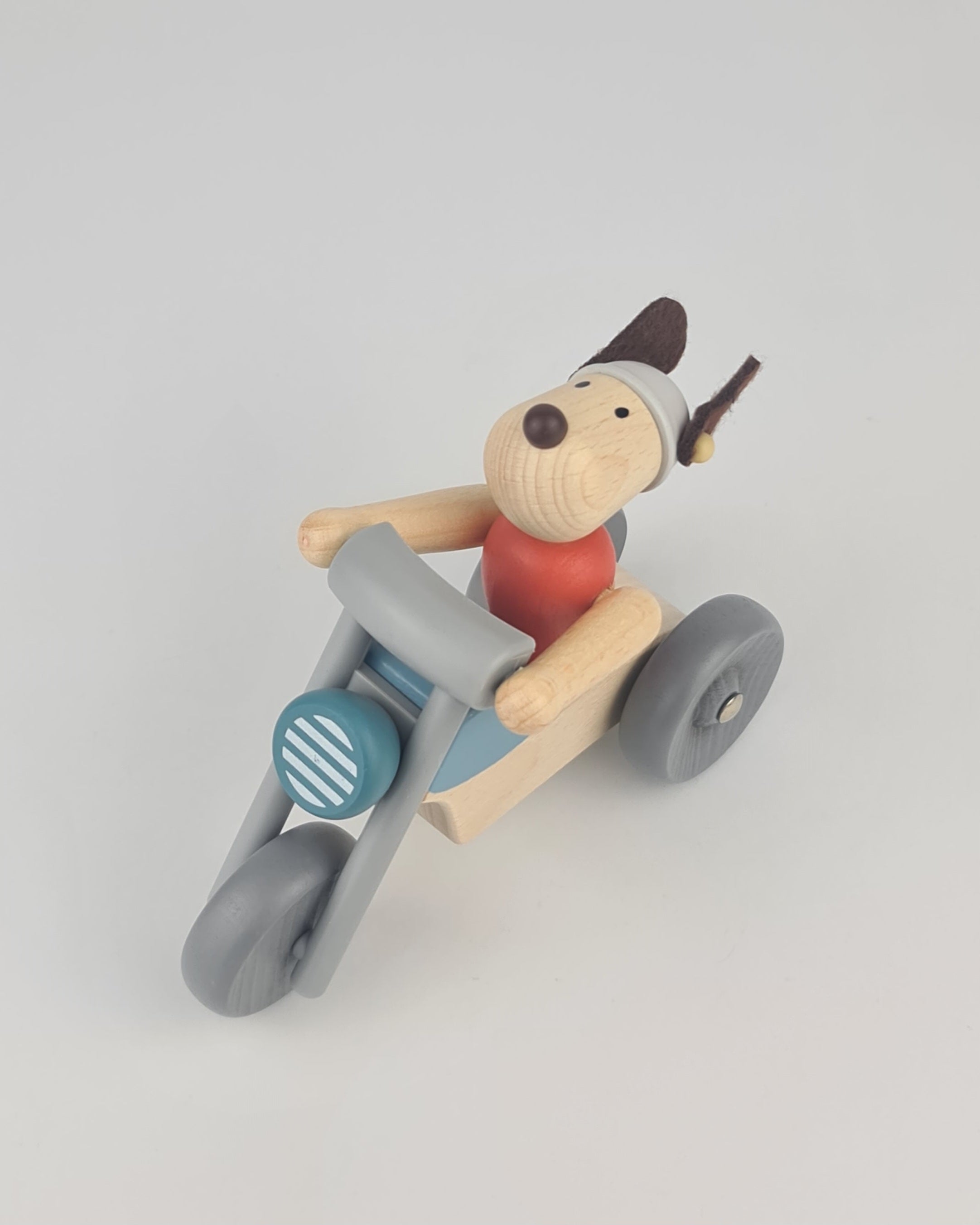 Reggie Dog Motorcycle Rider