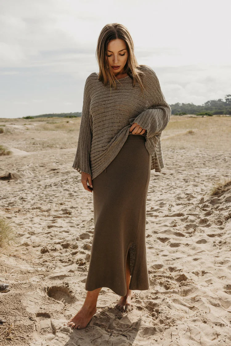 Retreat Cotton Twist Skirt – Vintage Khaki