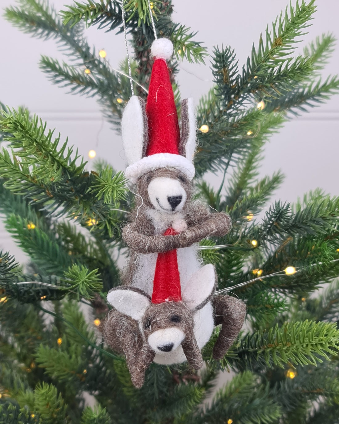 Roo & Joey Hat Hanging Decoration