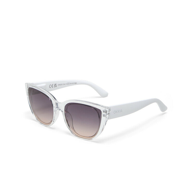 Silvia Sunglasses – Clear Frame