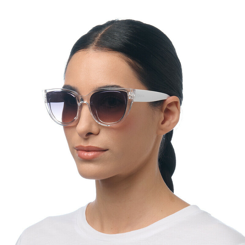Silvia Sunglasses – Clear Frame