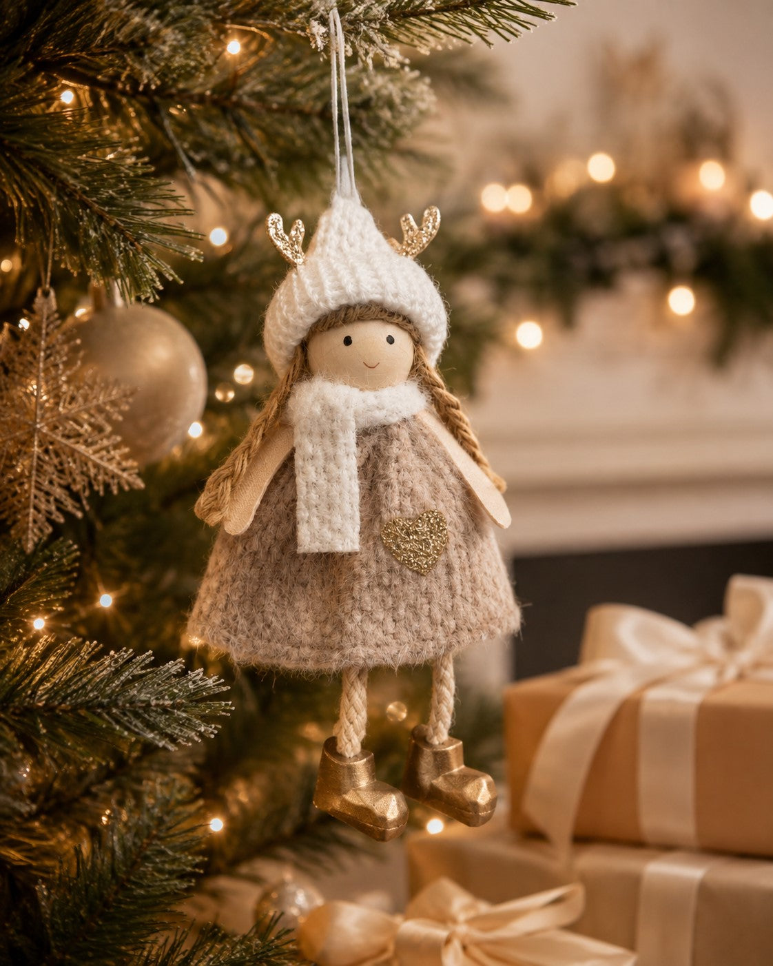 Sophie Reindeer Girl Christmas Ornament