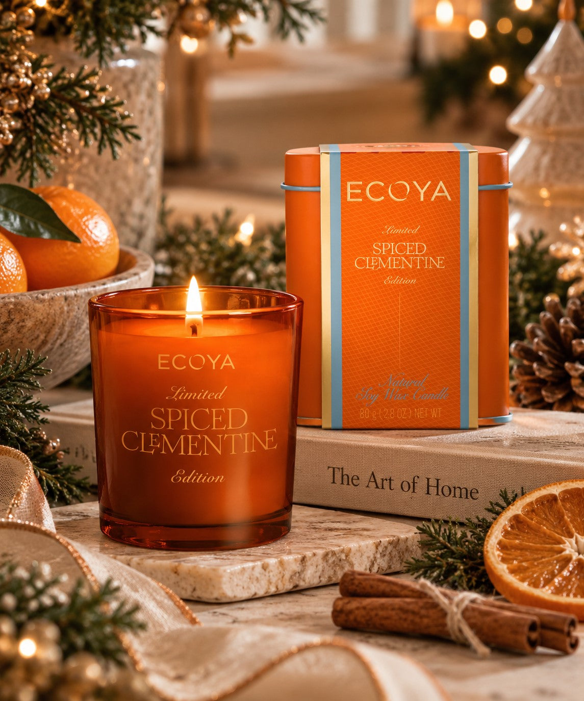 ECOYA Spiced Clementine Mini Madison Candle 80g