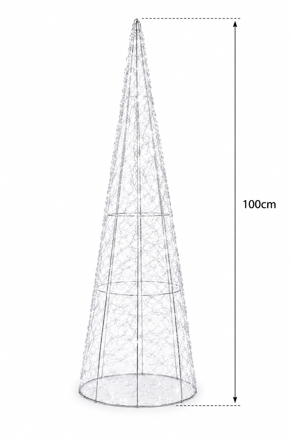 Starlight Cone Tree – LED Light Decoration 100cm