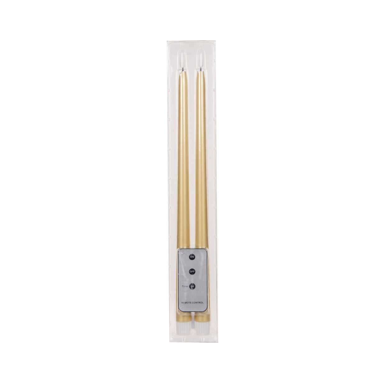 LED Taper Candle Set with Remote – Set of 2