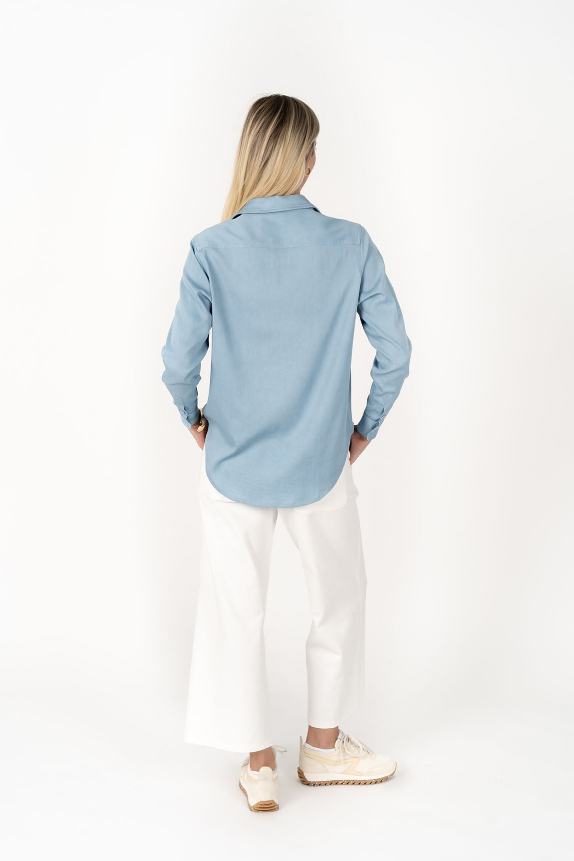 Chambray Shirt - Ice Blue