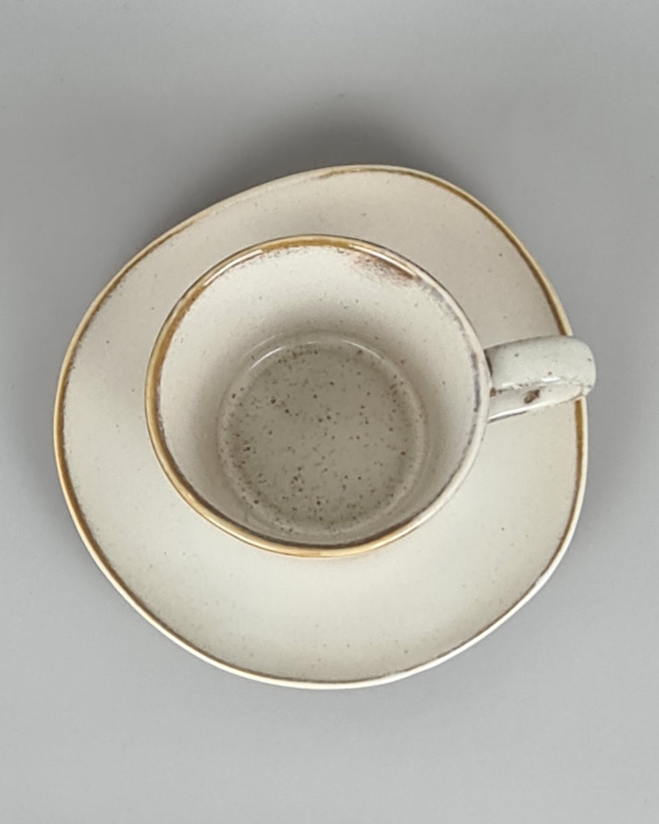 Theo Ceramic Cup and Saucer