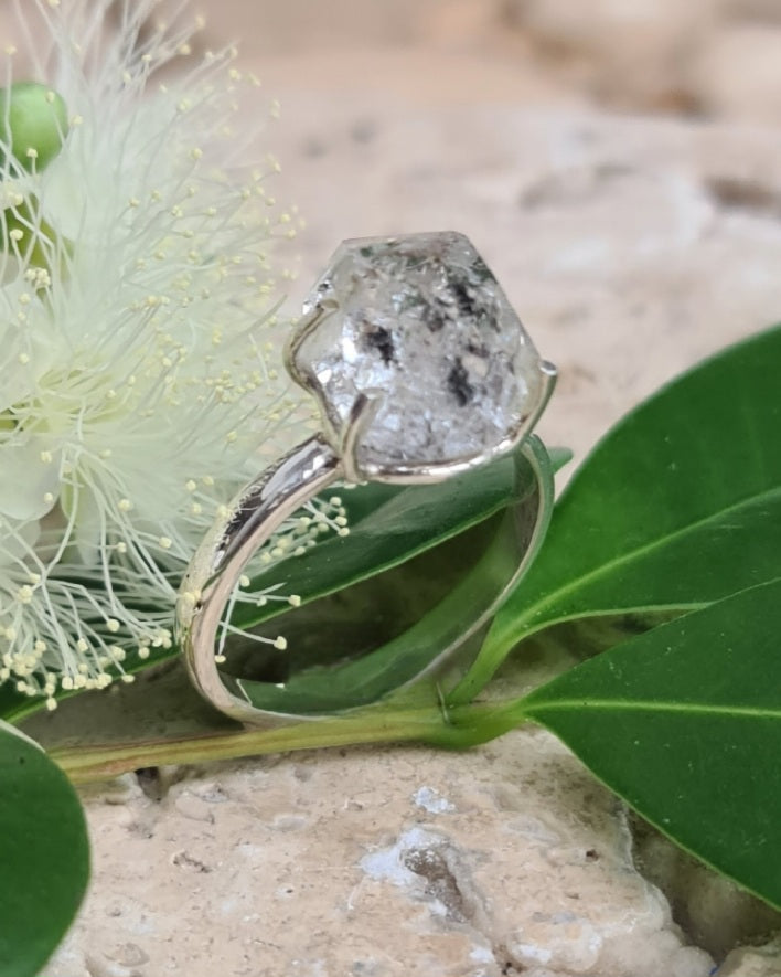 Vera Herkimer Diamond Ring