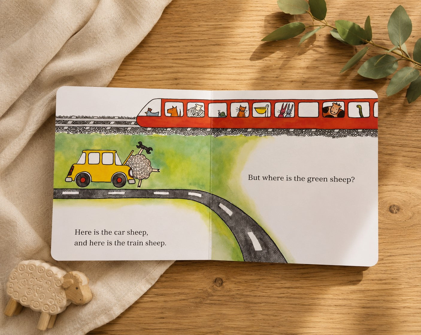 Where Is the Green Sheep? | Board Book